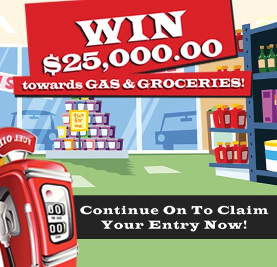 PCH.Com $25000 Gas and Groceries Giveaway