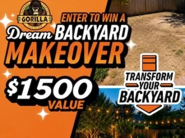 Gorilla Dream Backyard Makeover Giveaway