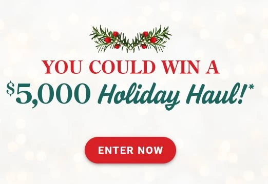 Valpak $5,000 Holiday Haul Cash Prize Sweepstakes